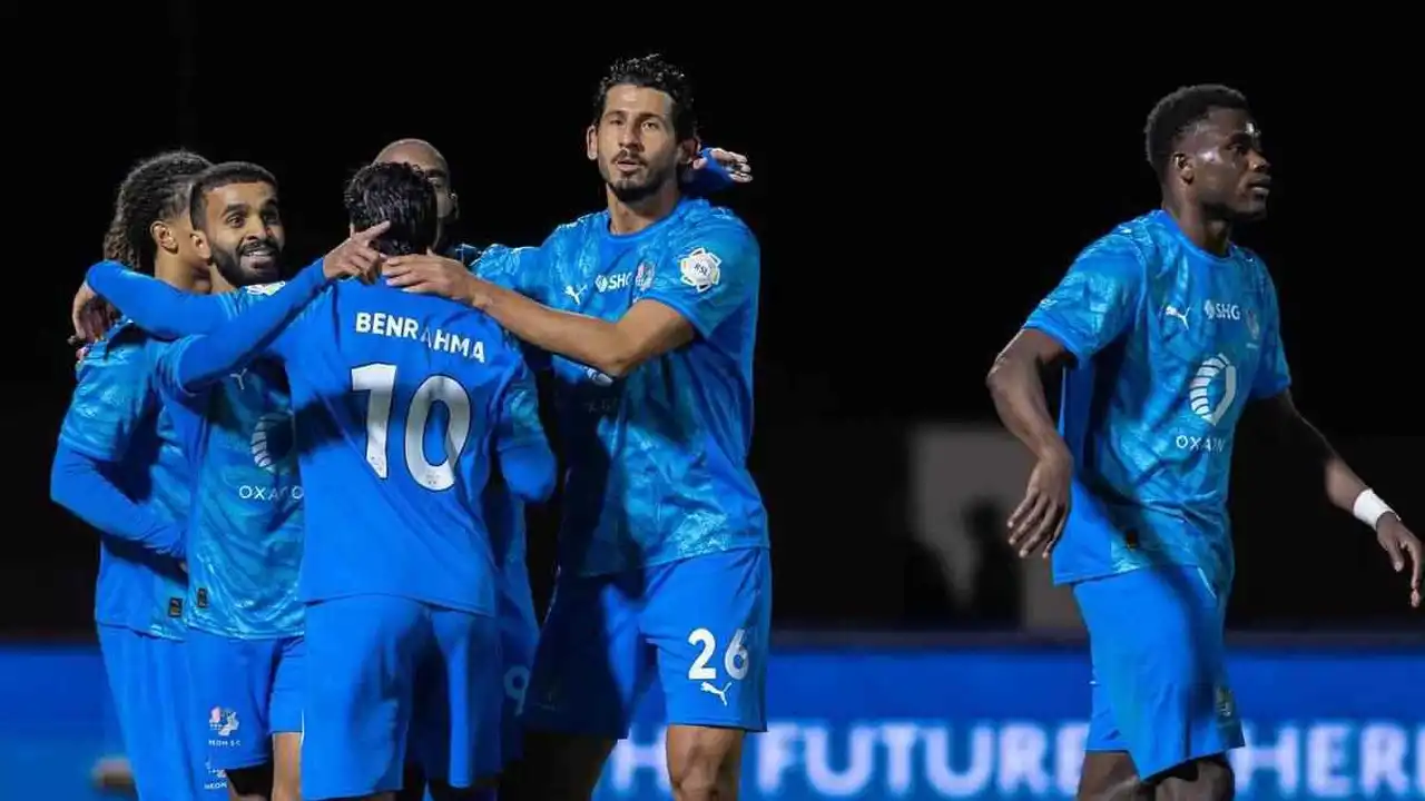 لحظة مثيرة.. محمد البريك يرفض الاحتفال بهدفه في شباك الهلال